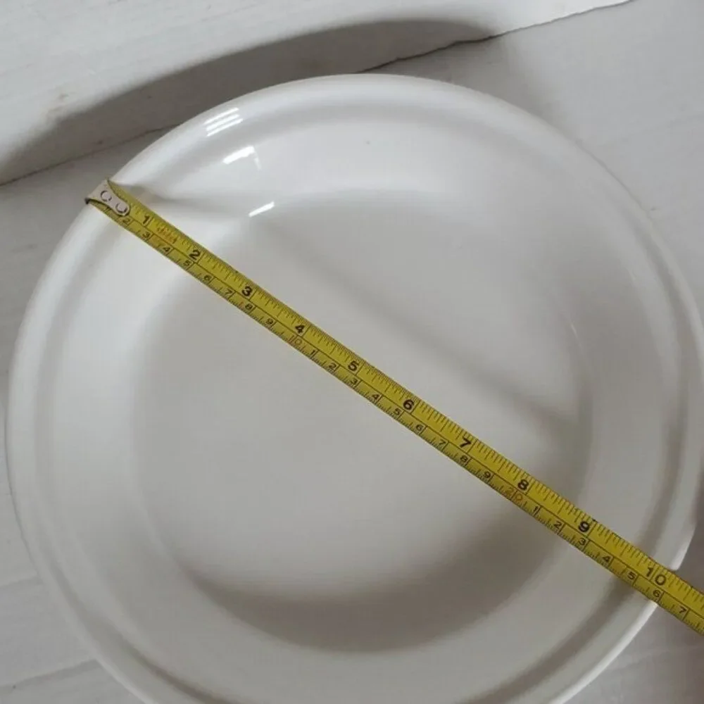 Fiestaware FIESTA Pie Plate Deep Dish Baker Bake Bakeware Cookware White CERAMIC